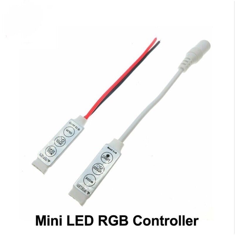Công tắc điều khiển độ sáng đèn led rgb 5050 3528 smd dc 12v