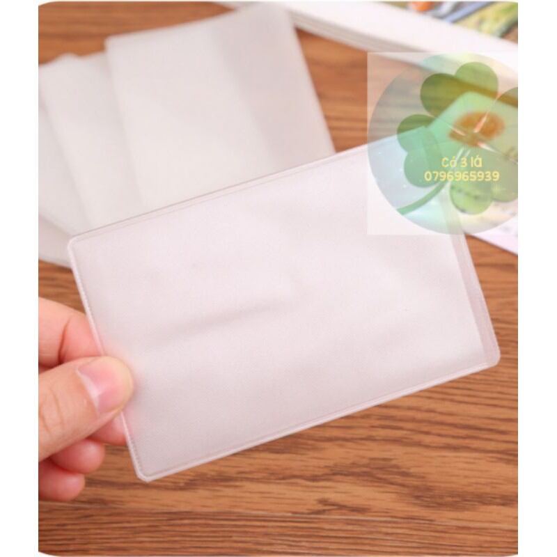 set 100 vỏ bọc thẻ ATM, căn cước công dân, thẻ siêu thị