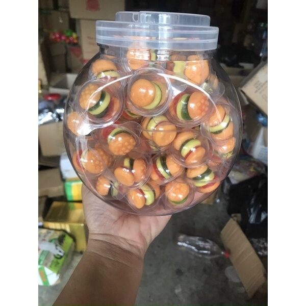 Kẹo dẻo hambeger lọ 50 cái