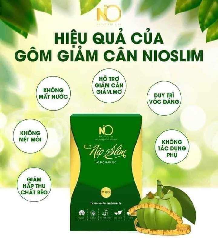 kẹo gôm giảm cân Nio Slim