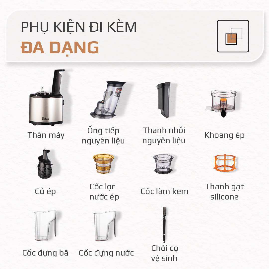 [CHÍNH HÃNG] Máy Ép Chậm Olivo SJ200 - Thương Hiệu Mỹ 🇺🇸