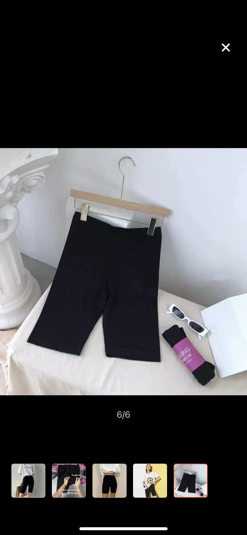 Quần legging nữ lửng chất thun co dãn siêu bền