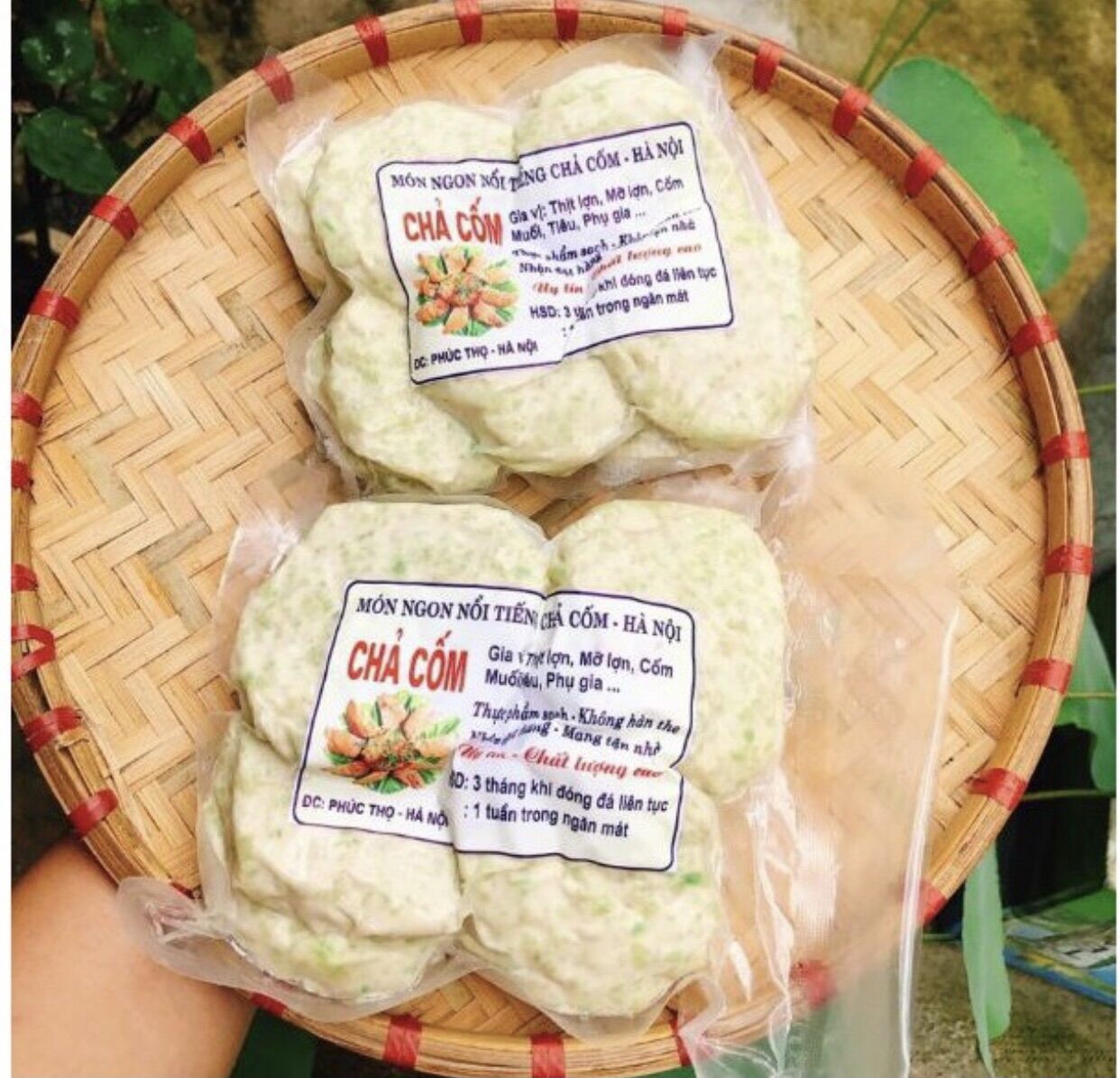 CHẢ CỐM XANH HÀ NỘI 500G (Giao hoả tốc HCM)
