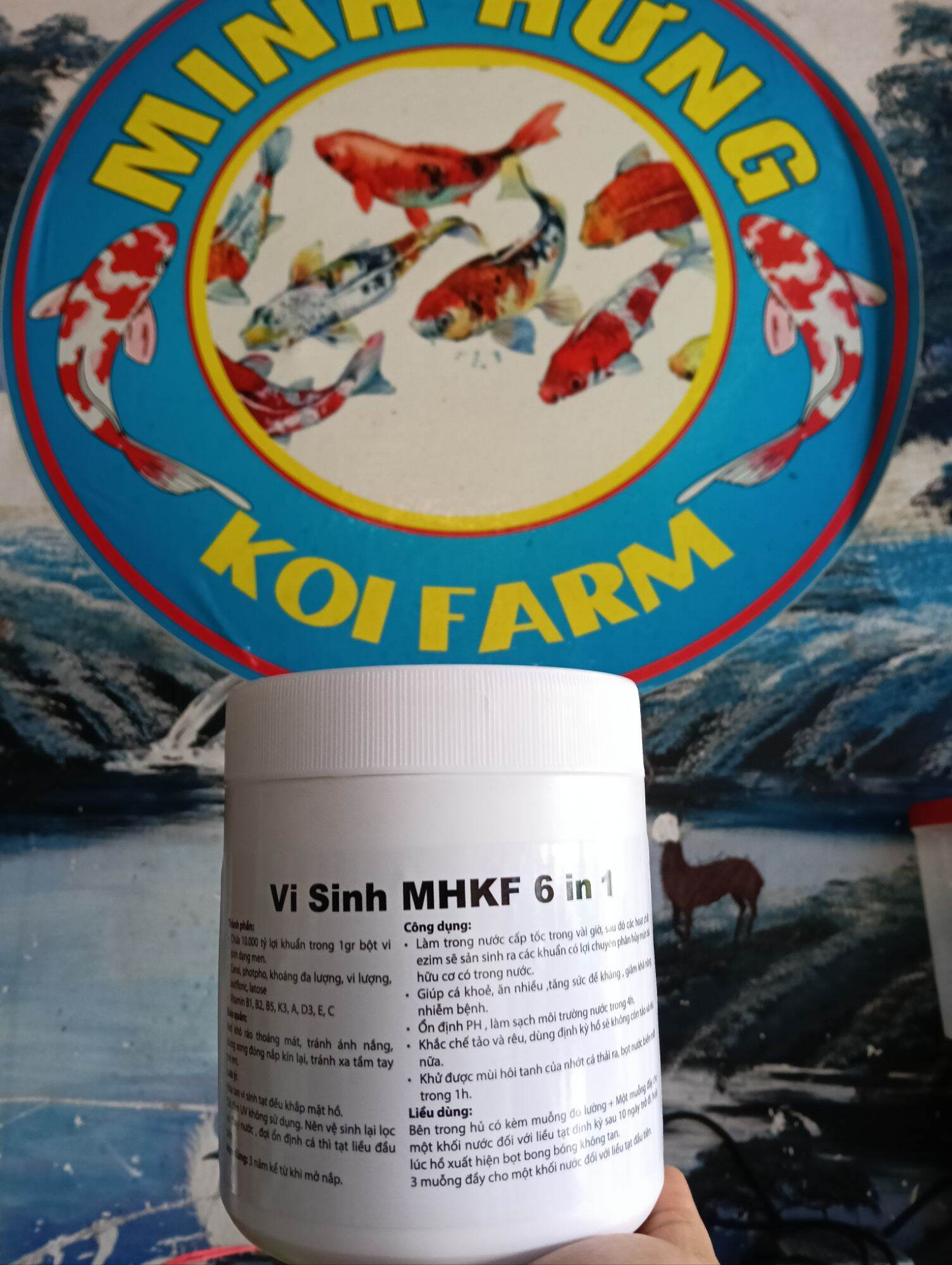Vi sinh MHKF 6 IN 1 dành cho cá koi, cá cảnh
