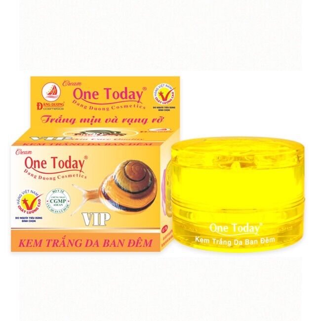Kem One Today ốc sên 15g dưỡng trắng da ban đêm