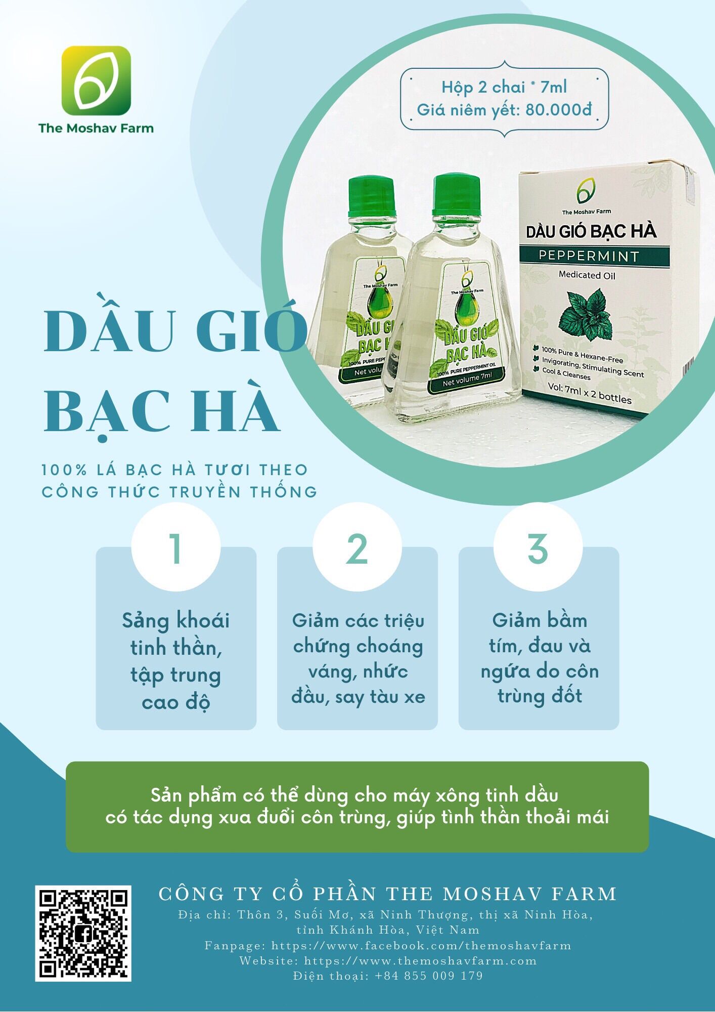 [HCM]Dầu gió bạc hà