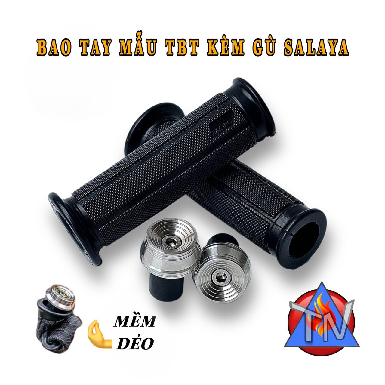 Bao tay kiểu TBT kèm gù salaya inox304 các dòng xe