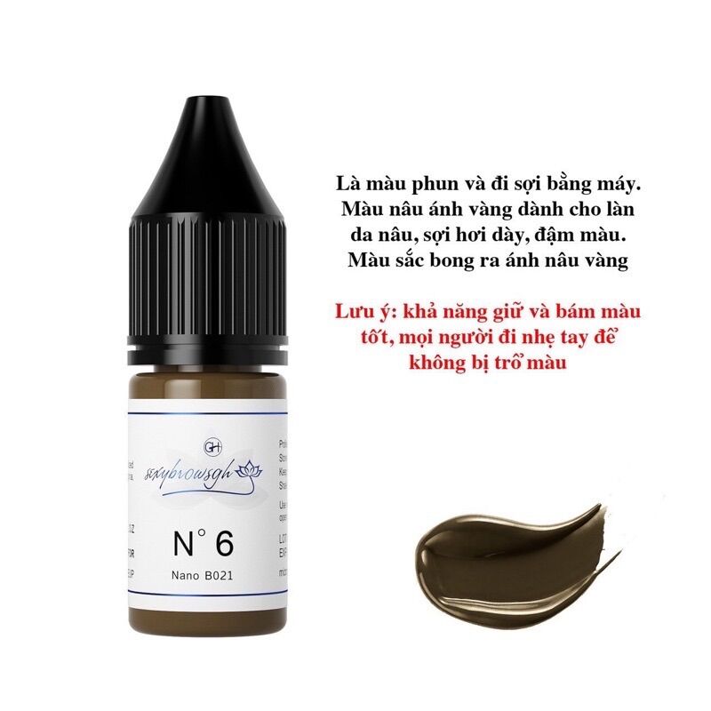 MỰC GH SEXYBROW PHUN XĂM ĐI SỢI