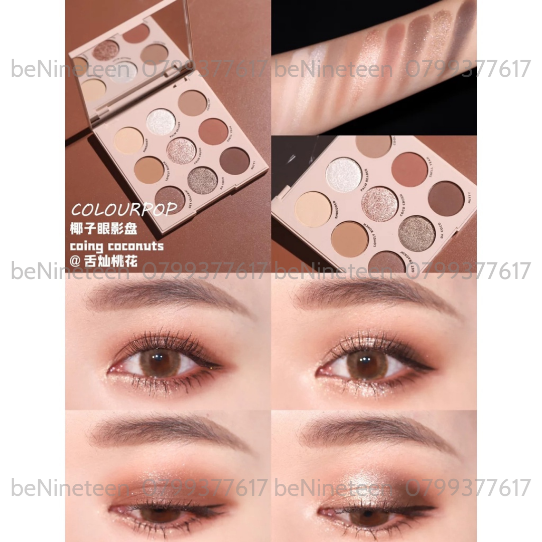 [NHIỀU DÒNG] Bảng Phấn Mắt Colourpop Baby Got Peach/ Going Coconuts/ Sweet talk [beNineteen Cosmetics]