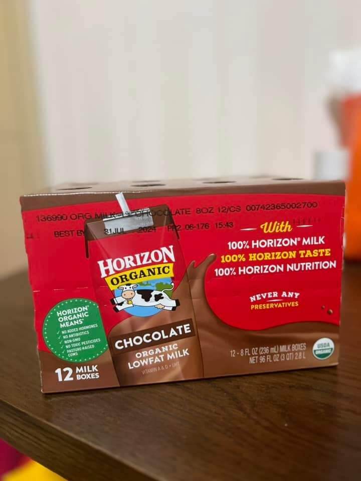 Thùng 18 hộp Sữa tươi nguyên kem dạng nước Horizon Organic 237ml của Mỹ