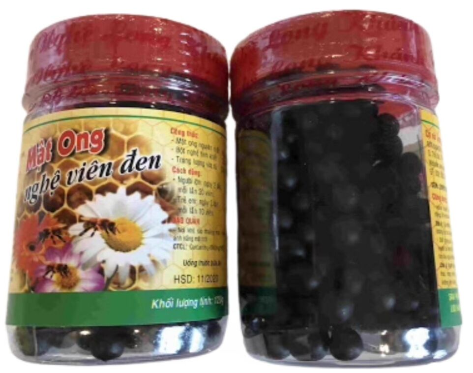 Viên nghệ đen mật ong