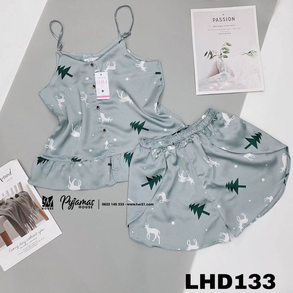 Bộ 2 Dây Lụa Satin Siêu Xinh Bộ mặc nhà Nữ