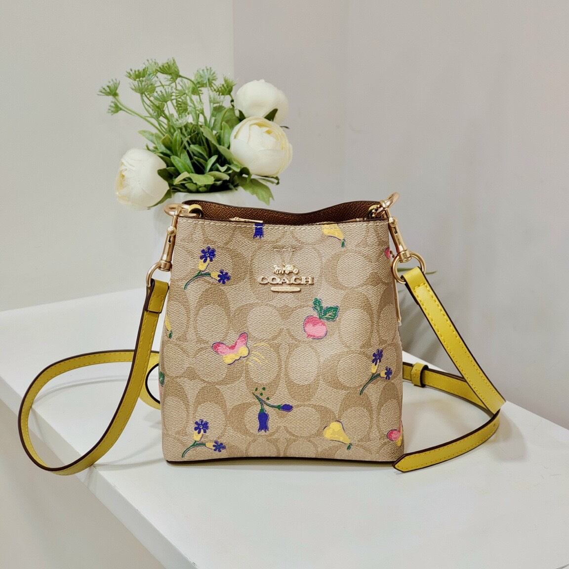 Lịch sử giá New c?️ach - mini town bucket bag cực kỳ sang chảnh cập nhật  3/2023 - BeeCost