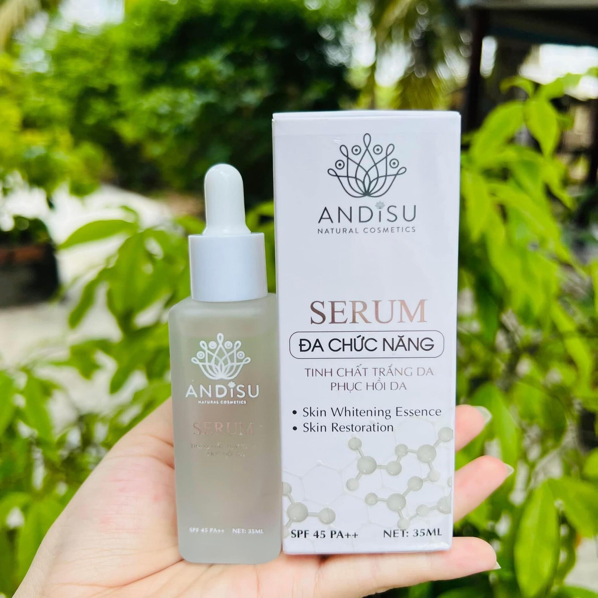 Serum trắng da - phục hồi da Andisu chai 35ml
