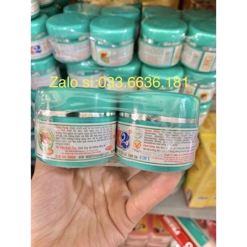 Combo 6  hủ kem x2 Trần 10g