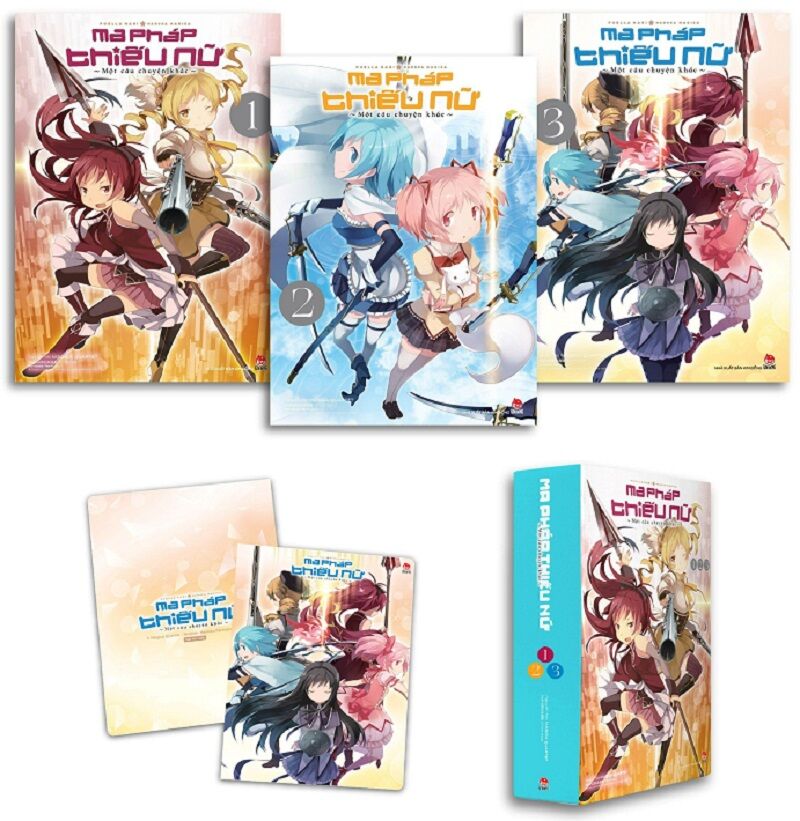 Boxset ma pháp thiếu nữ madoka magica - một câu chuyện khác - 3 tập