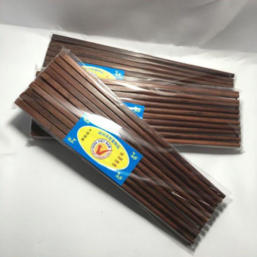 Bộ 10 đôi đũa gỗ trắc cao cấp