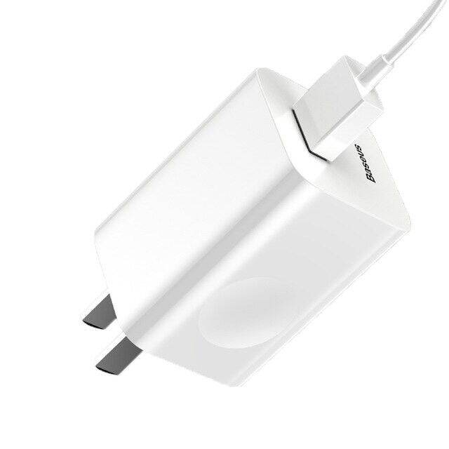 (FREESHIP max) Củ sạc nhanh, cốc sạc nhanh 18W Baseus _:Tương thích nhiều thiết bị, tự động giảm dòng sạc với từng loại máy, bảo vệ máy , chống giật tuyệt đối