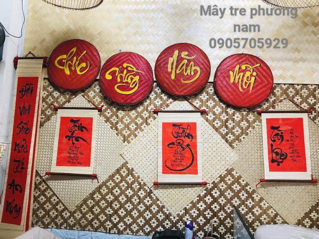combo 4 mẹt tre chữ chúc mừng năm mới