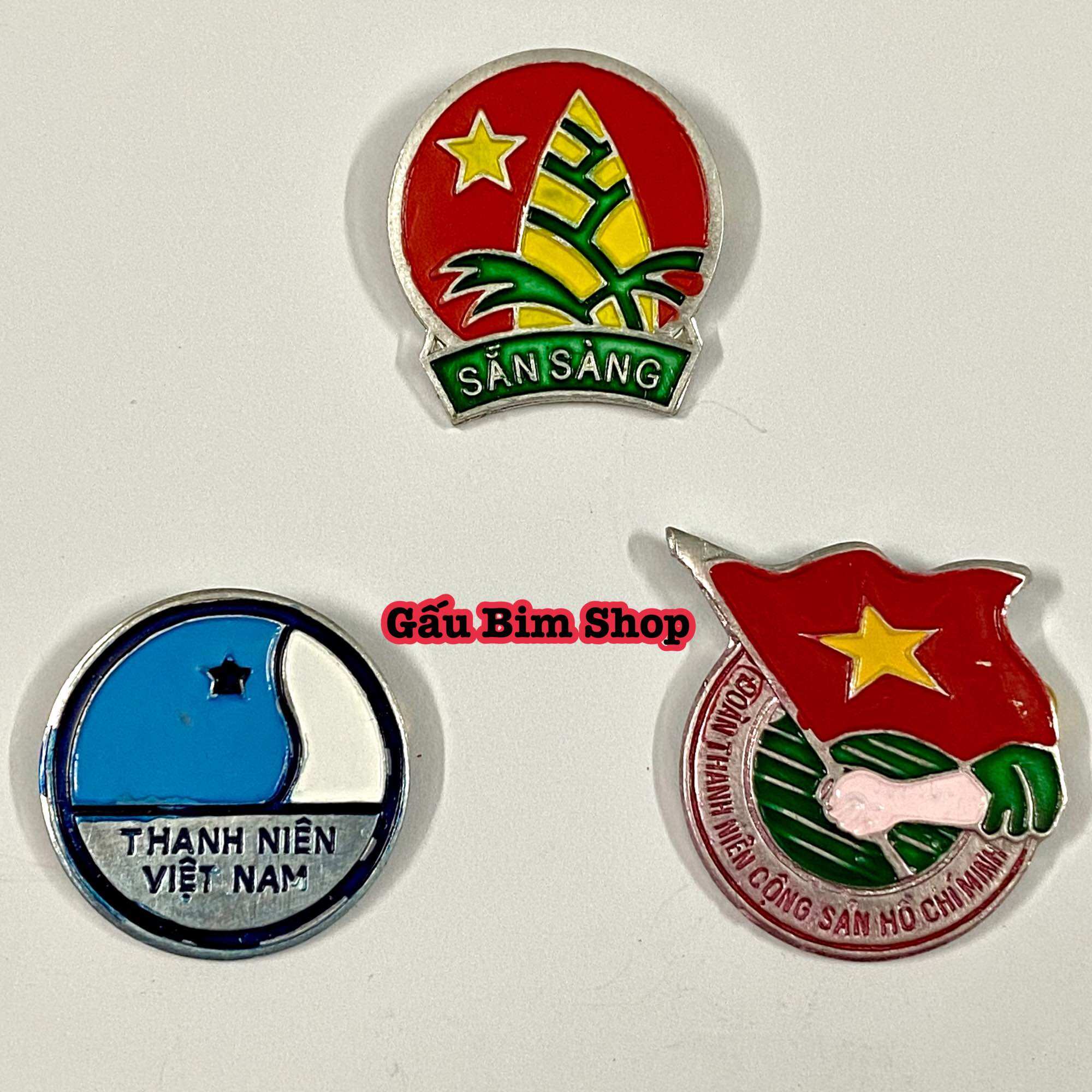 [Giá Sỉ] Huy Hiệu Đoàn - Đội - Thanh niên cài áo