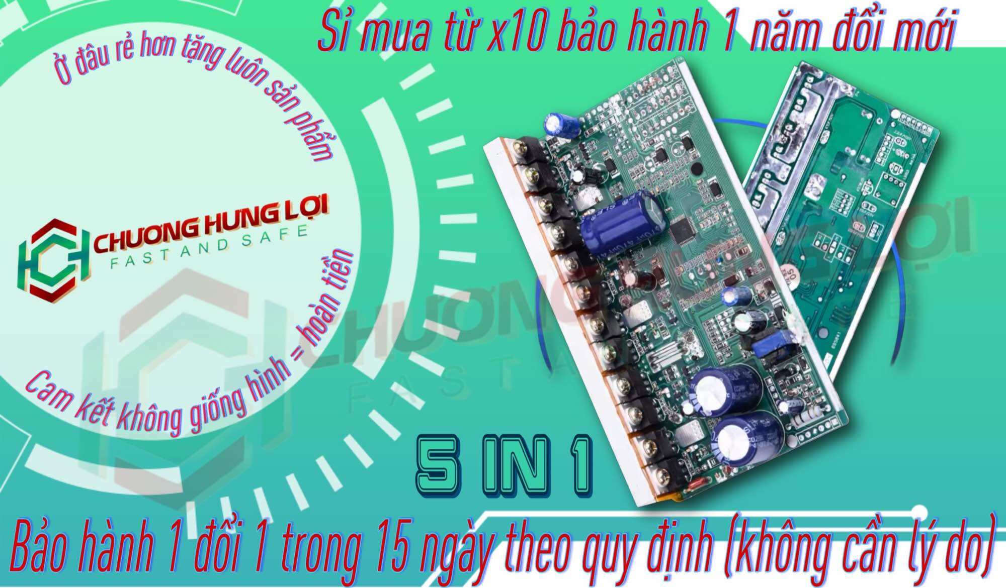 IC Điều Tốc Đa Năng Xe Điện 48v 60v 800w 15 Fet