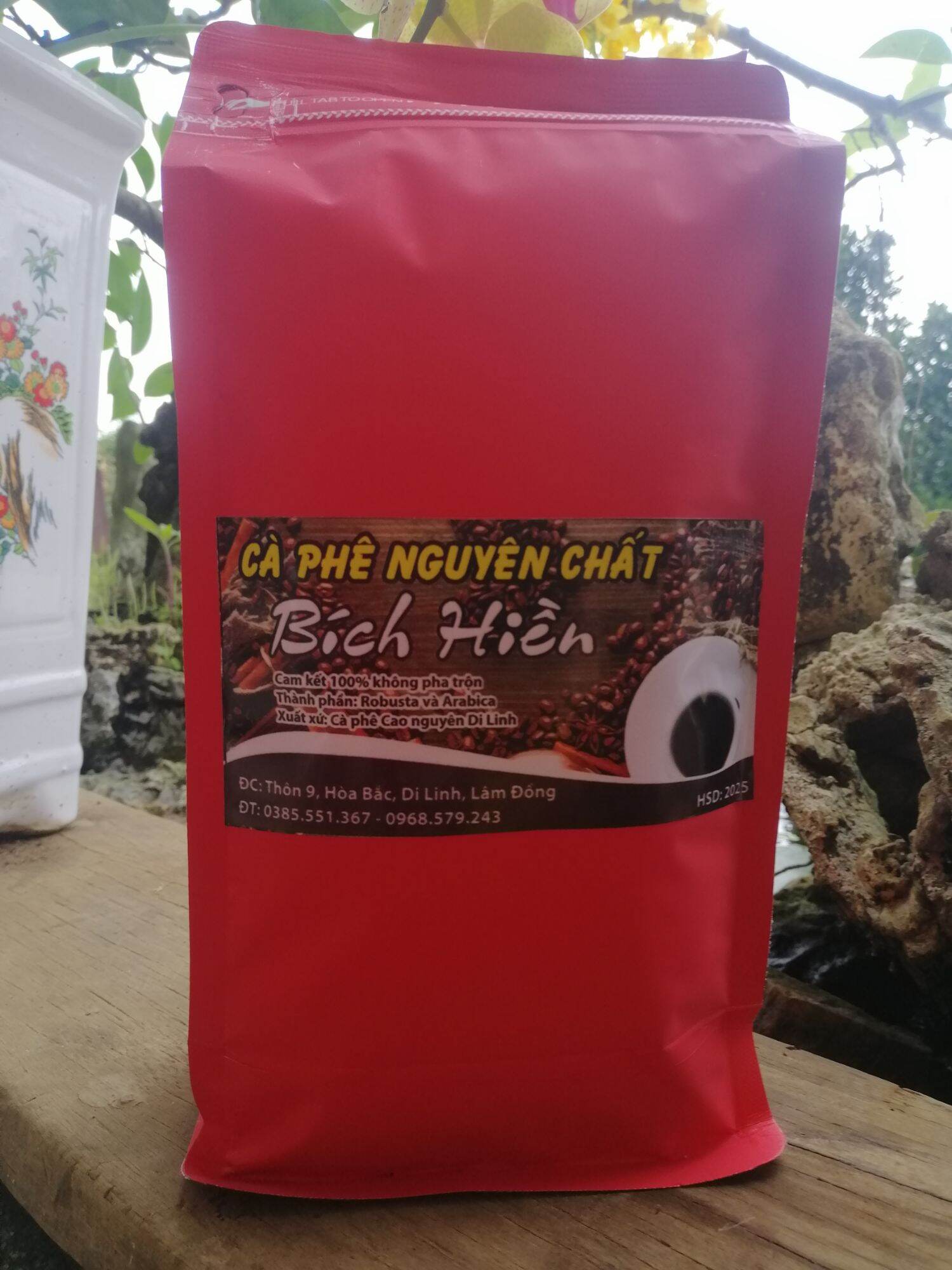 10 gói 500gr cà phê nguyên chất nhà làm