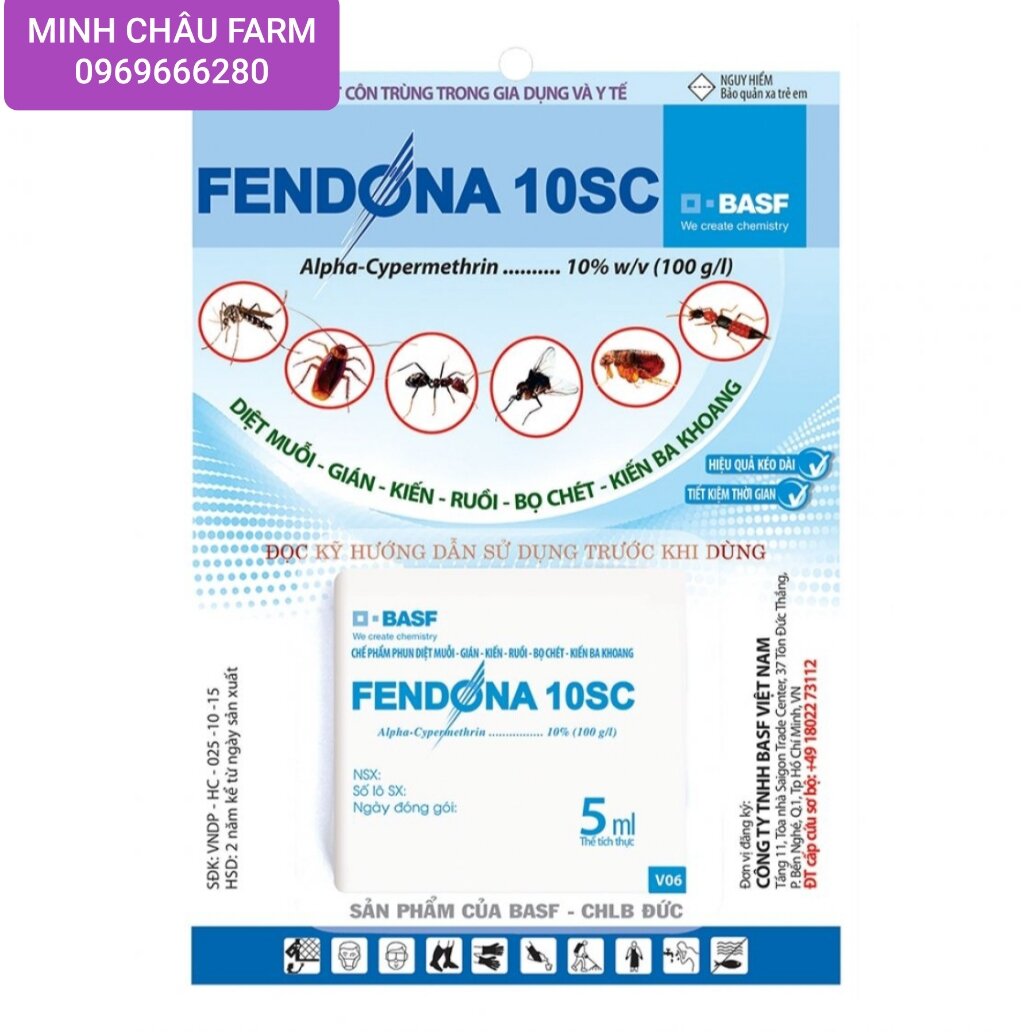 Thuốc kiến ba khoang Fendona 10SC gói 5ml_ hiệu quả cao