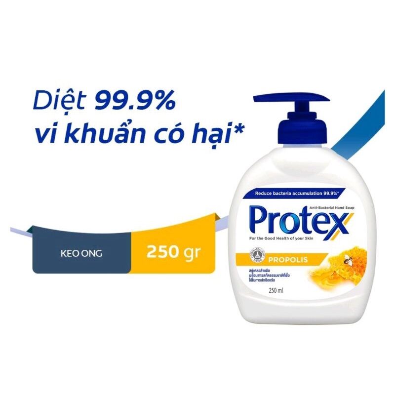 Nước rửa tay Protex diệt khuẩn 99,9% chai 250ml