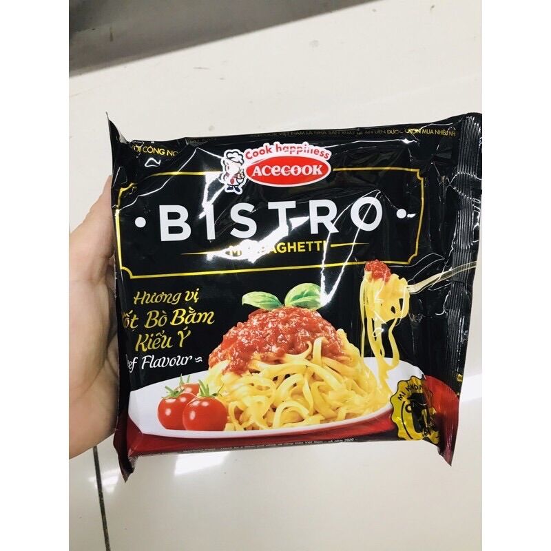 Mì spaghetti bistro xốt bò bằm kiểu ý gói 95g