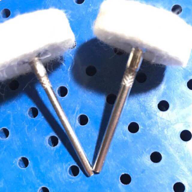Trục đĩa nỉ đánh bóng 25mm cán 2.35mm/3mm