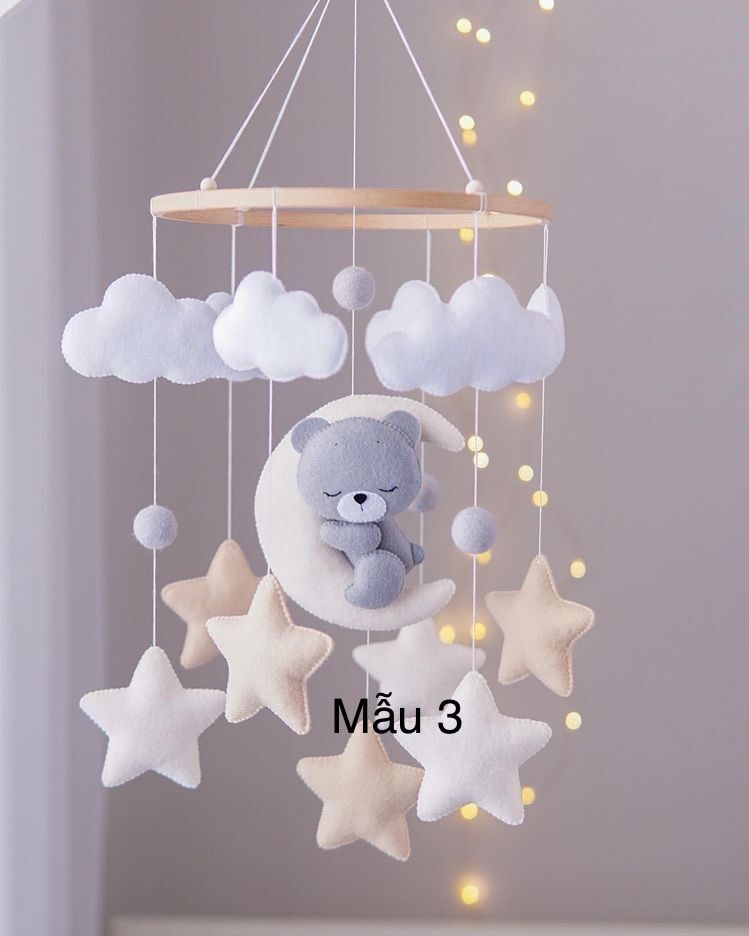 Treo nôi kích thích thị giác { Gấu mơ màng}