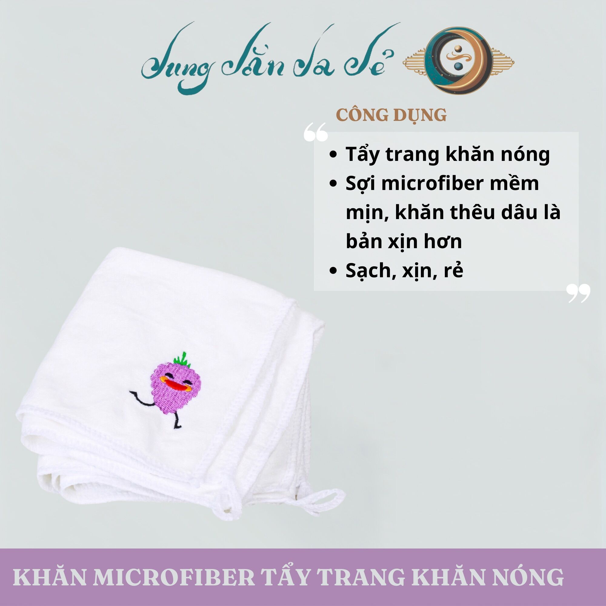 [HCM]Khăn Tẩy Trang Microfiber