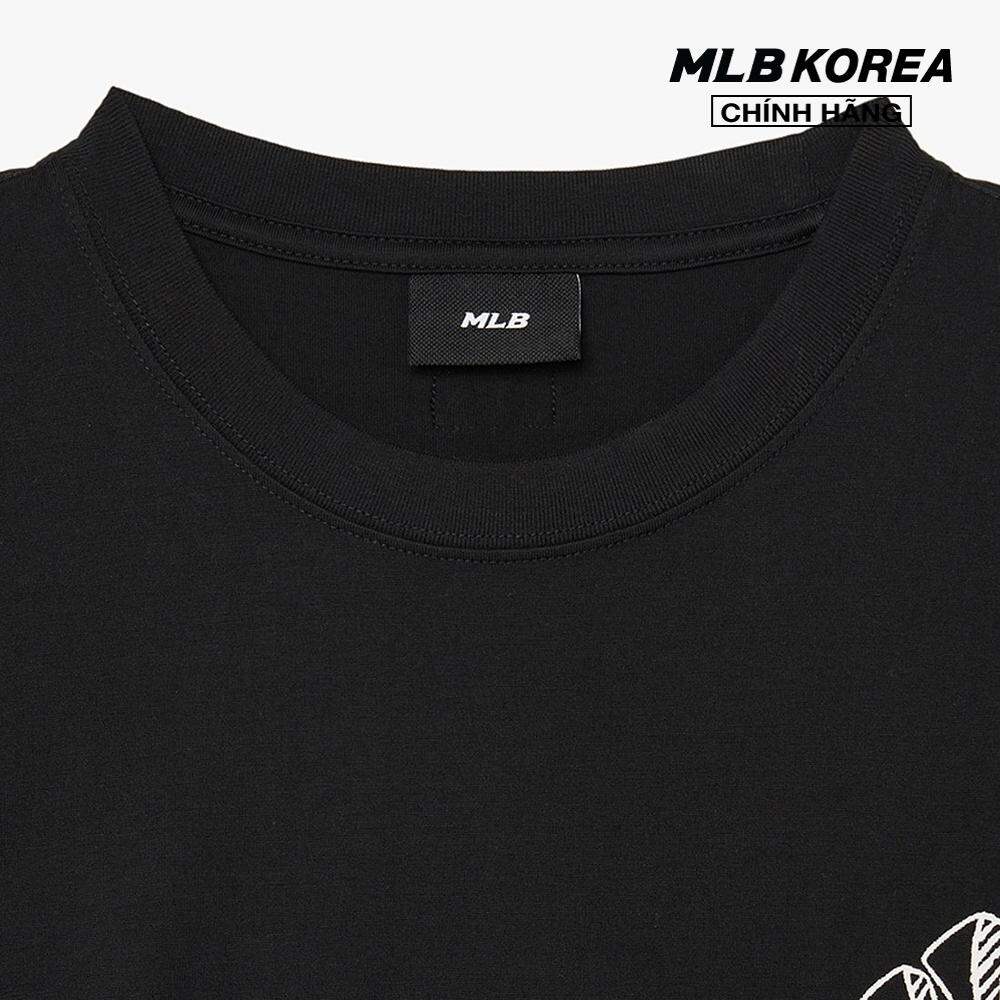 MLB - Áo thun unisex cổ tròn tay ngắn Basic Mega Logo 3ATSB0534-50BKS