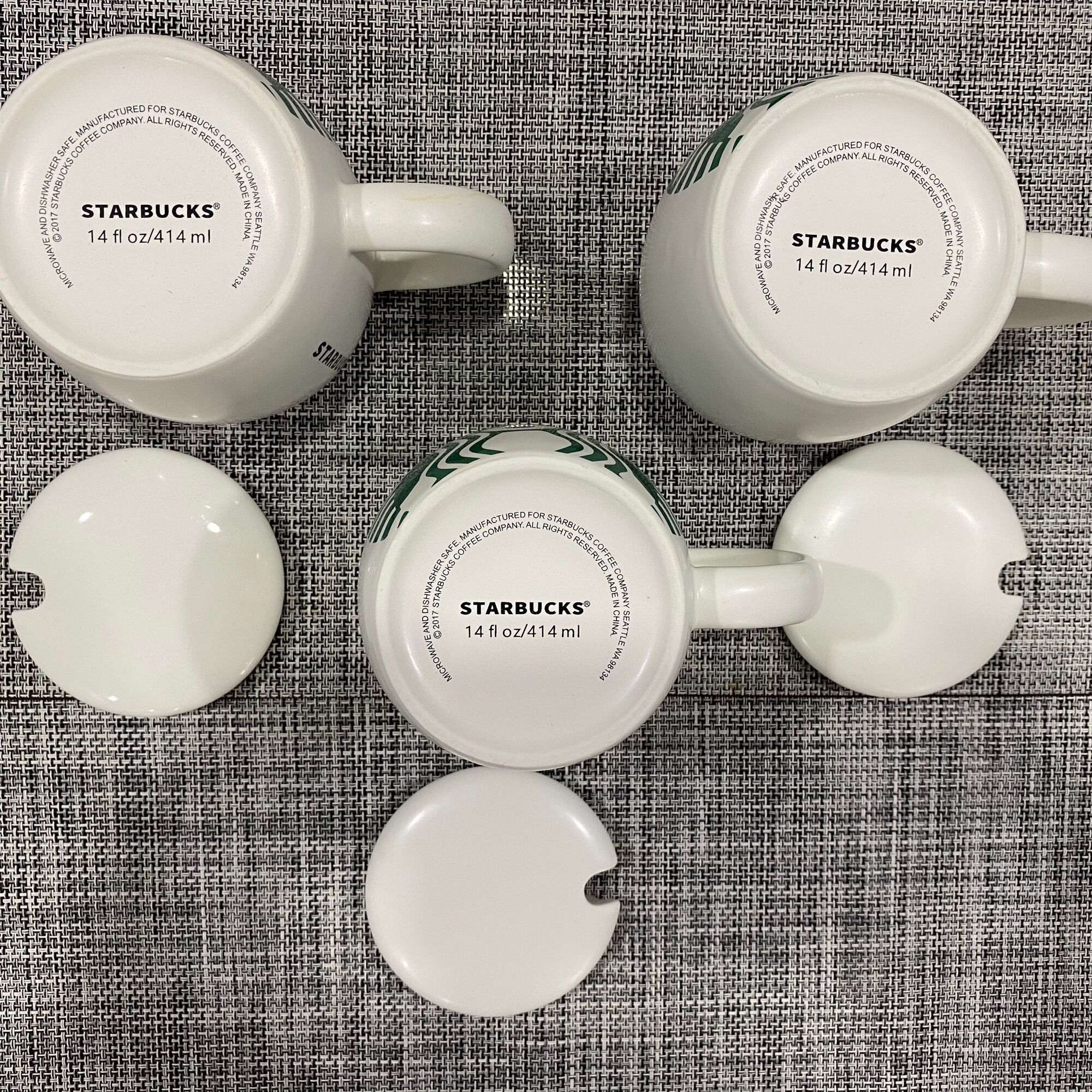 Cốc cafe sứ Starbucks có nắp cốc Cà Phê Coffee Mug