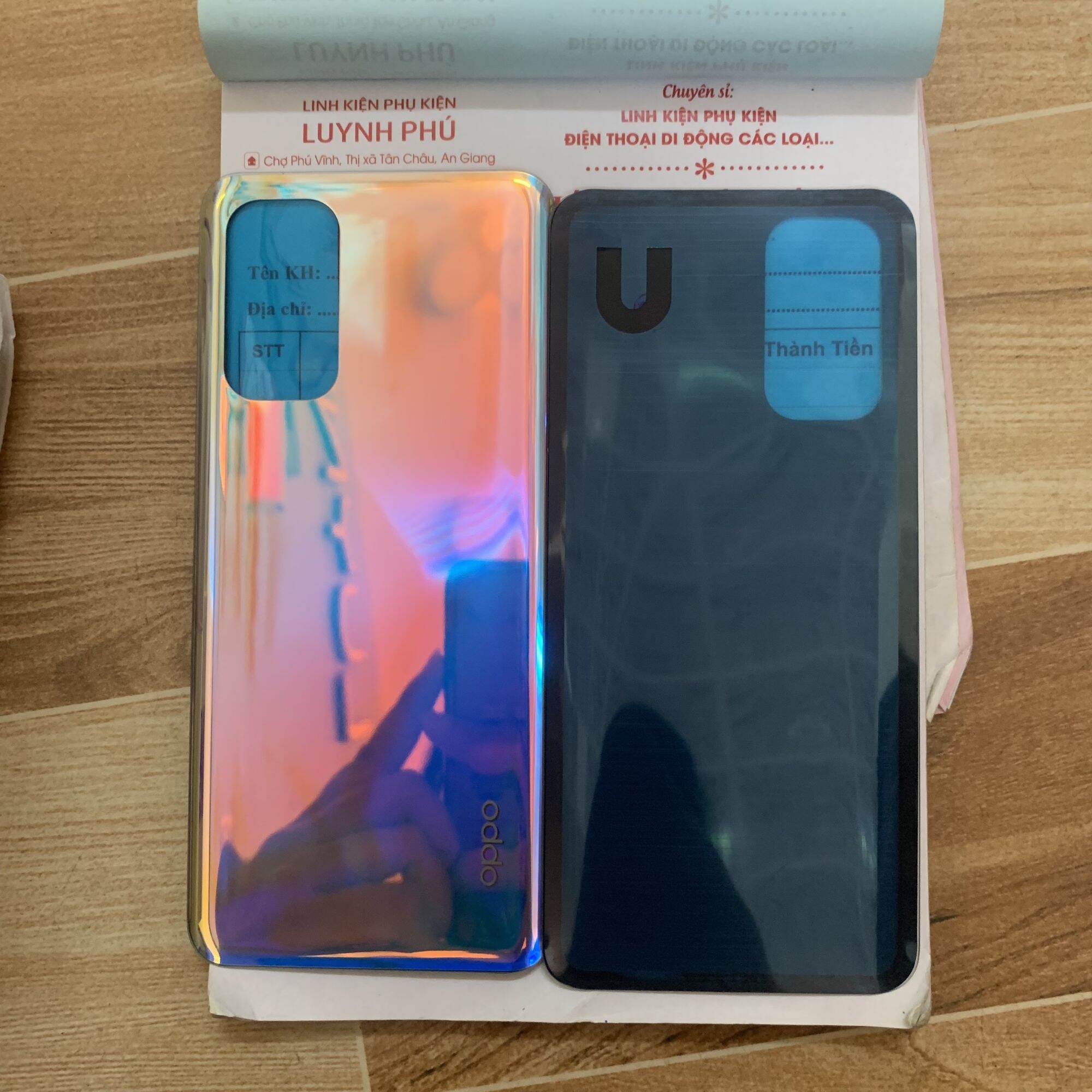 Nắp lưng oppo reno 5,kính camera BAO TEST ĐỔI TRẢ