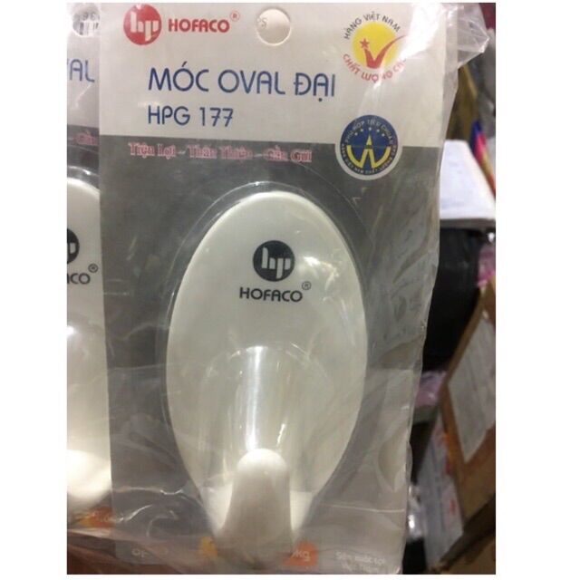 Combo 10 vĩ móc dán  OVal đại HPG177 Hofaco