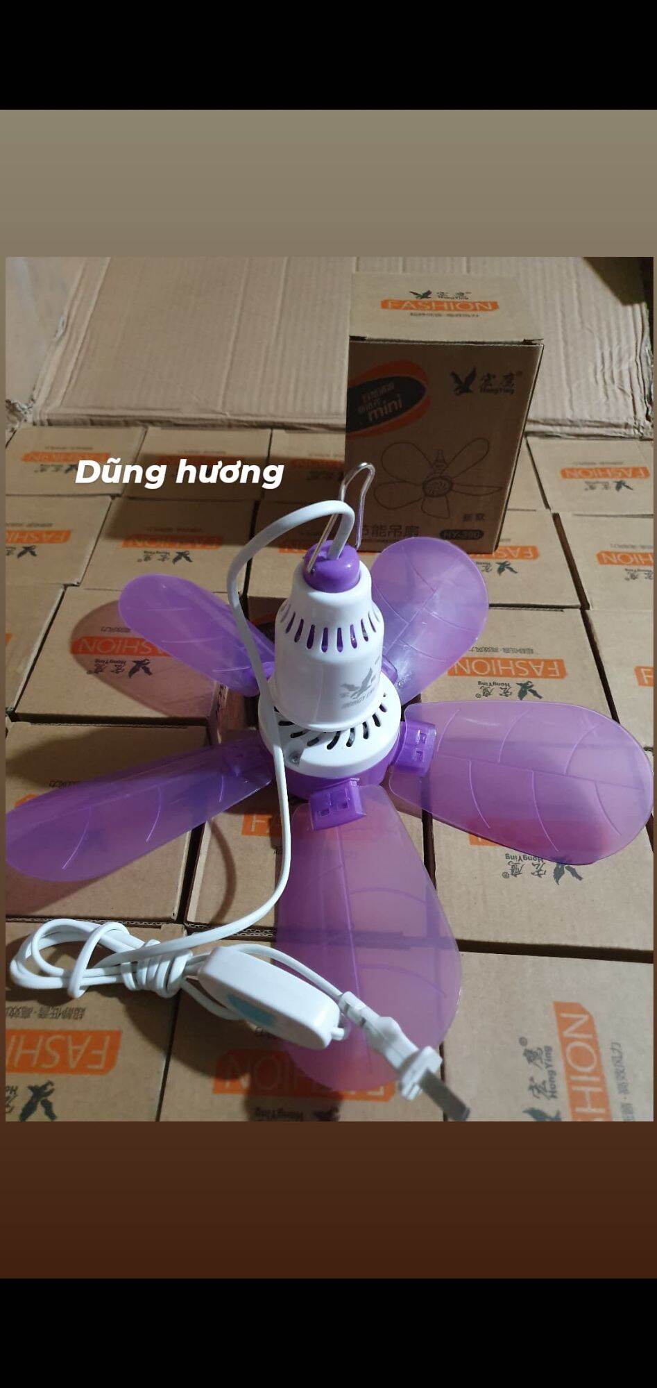 Quạt trần màn mini 5 cánh loại tốt
