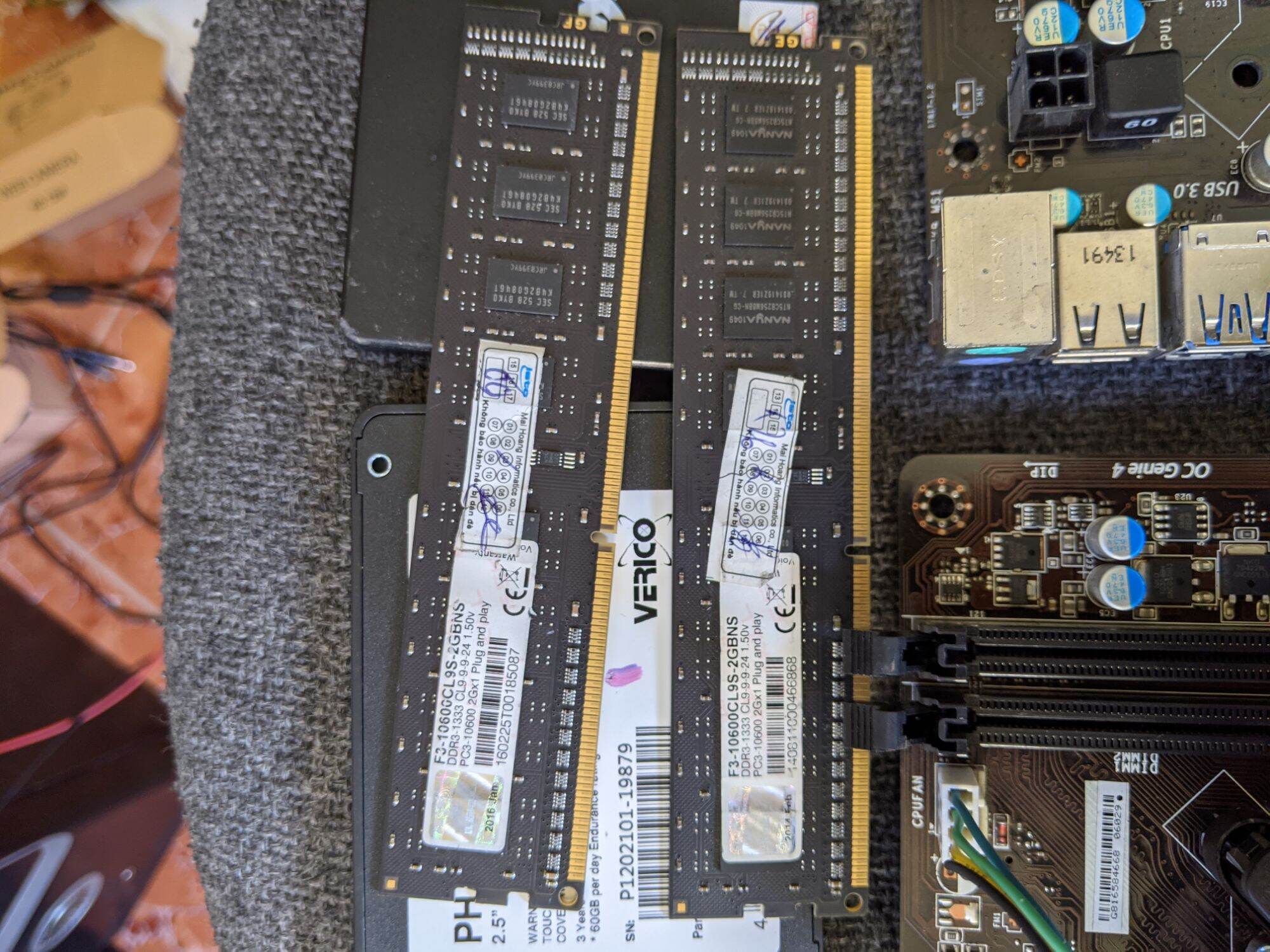 Combo main h81, chip i3 4170, ram 8gb