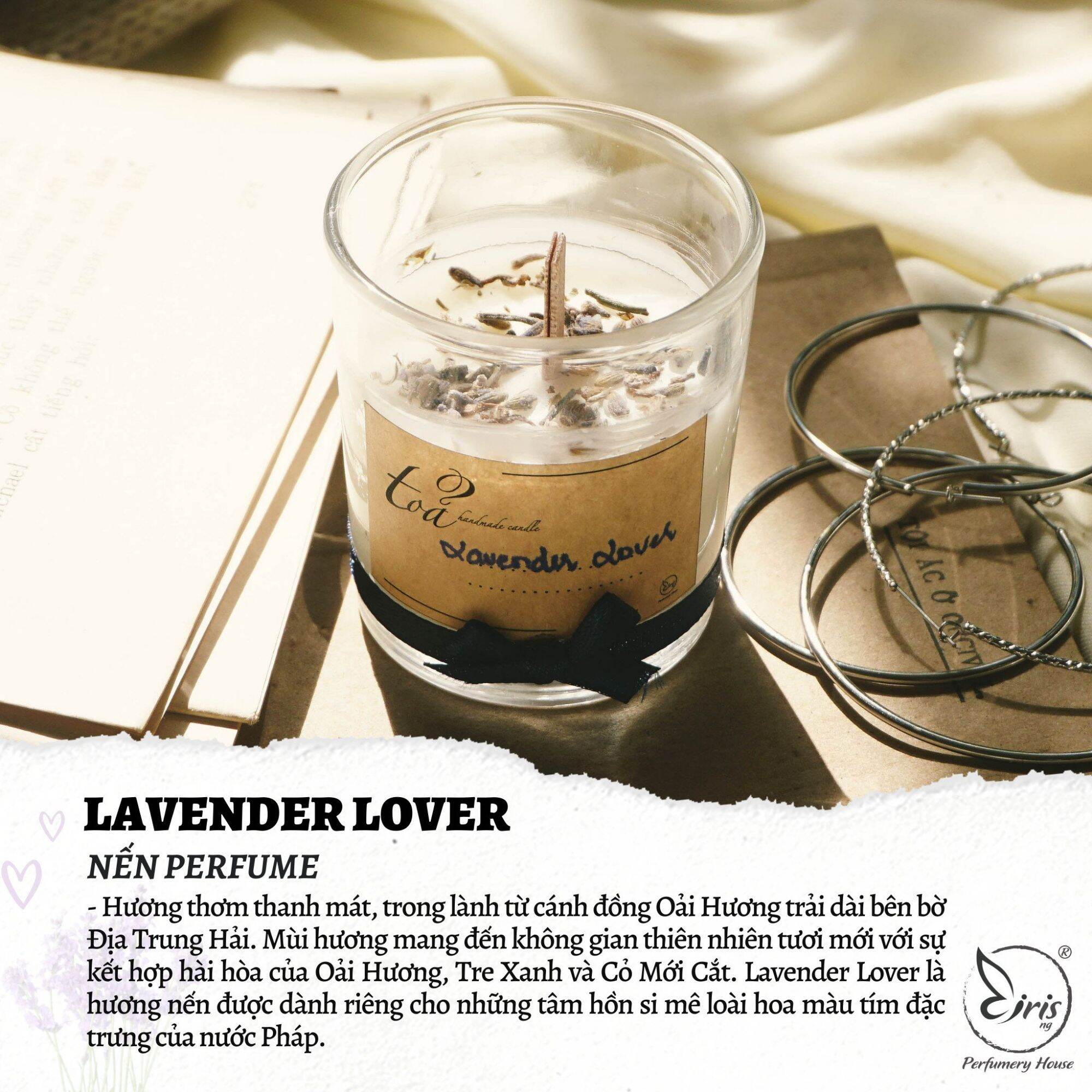 Nến thơm lavender love iris