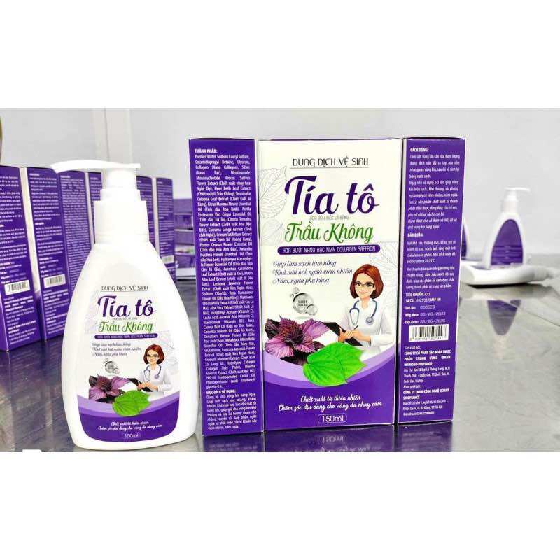 Dung dịch vệ sinh tía tô và trầu không