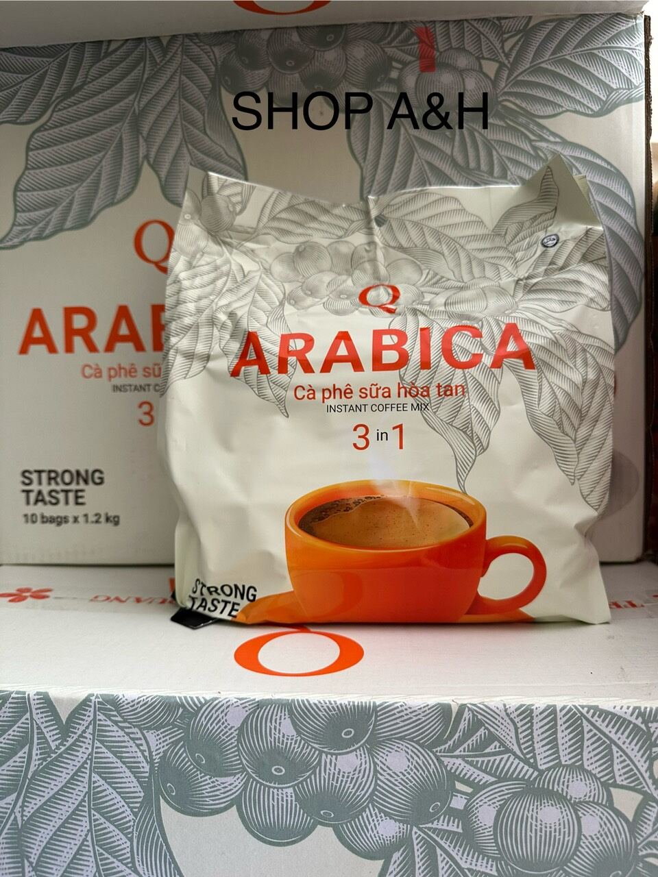 Cà phê sữa arabica trần quang bịch to