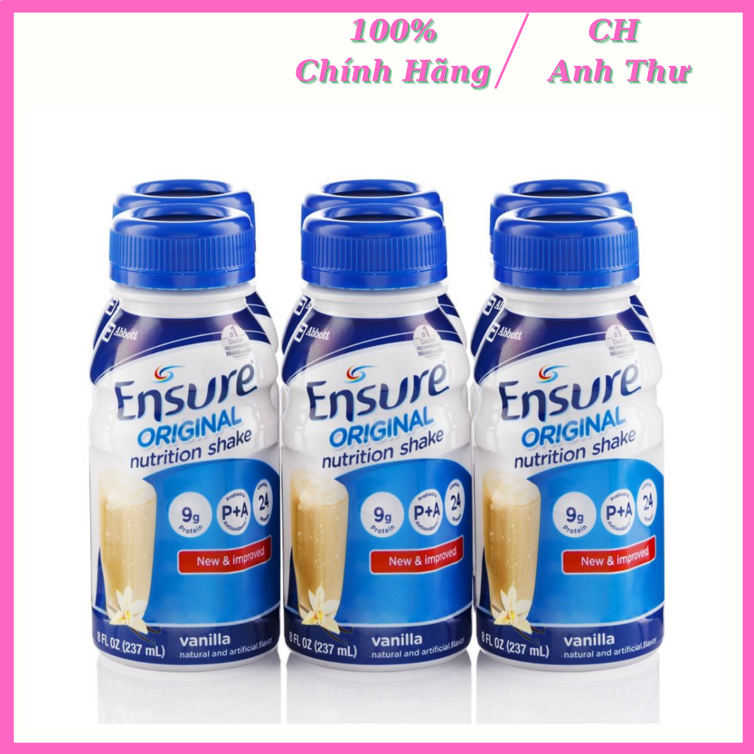[Date Mới] Lốc 6 Chai Sữa Nước Ensure 237ml
