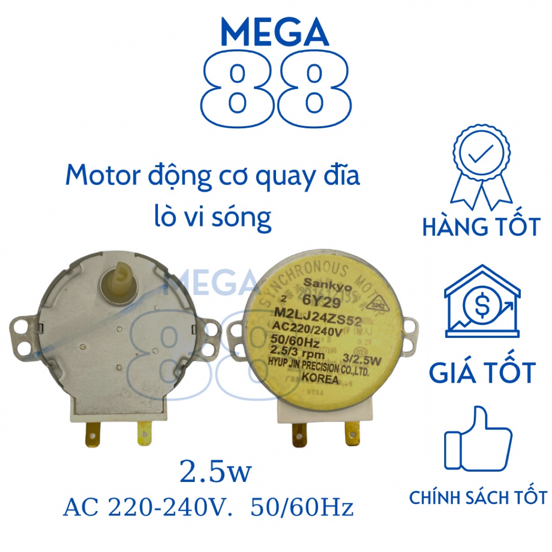 Motor quay đĩa lò vi sóng - Động cơ quay đĩa lò vi sóng 220V