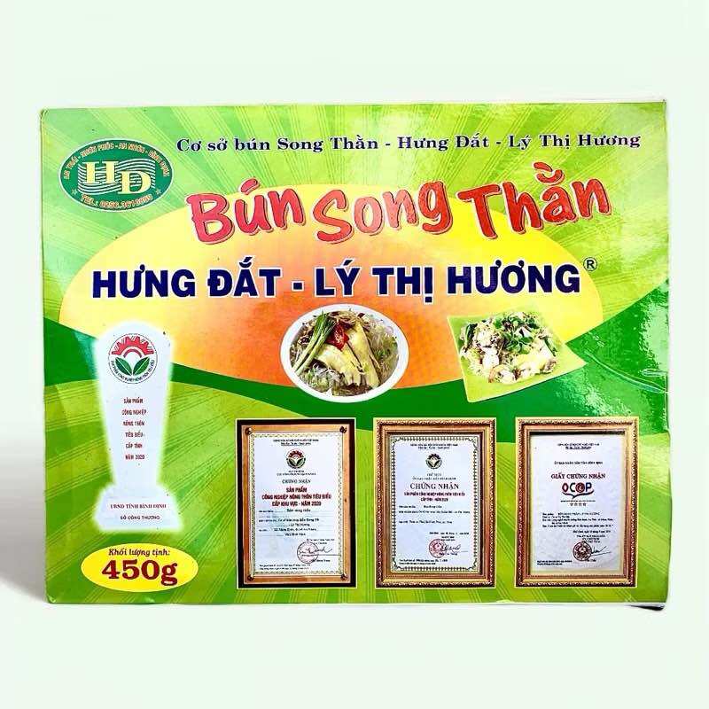 Bún song thằn hộp 450g làm từ đậu xanh nguyên chất đặc sản tiến vua xưa- BigLove