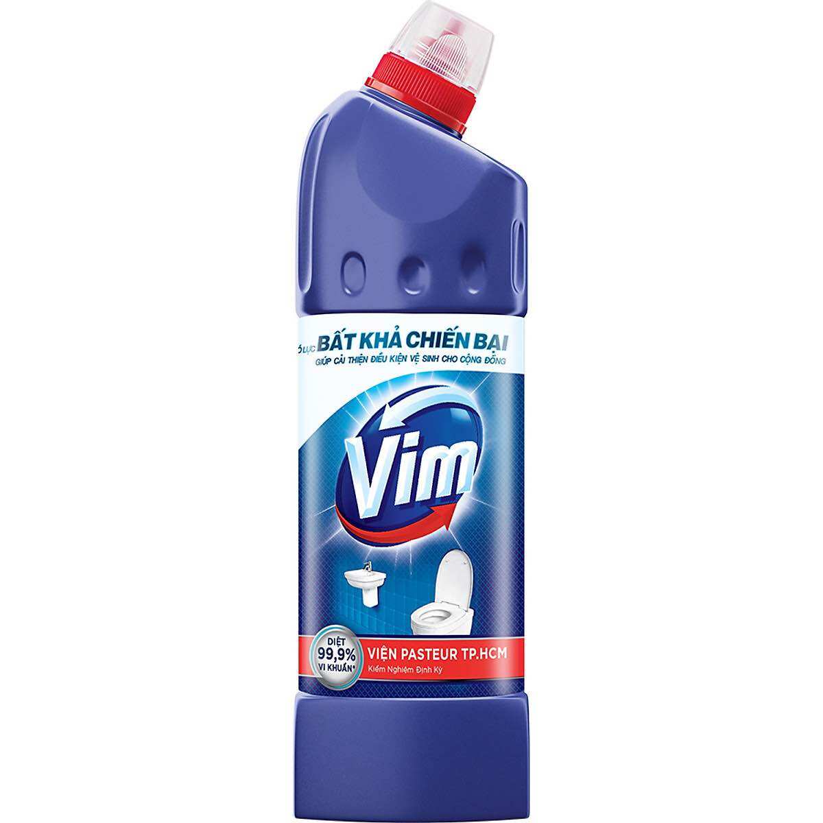 Nước tẩy bồn cầu Vim diệt khuẩn chai 880ml