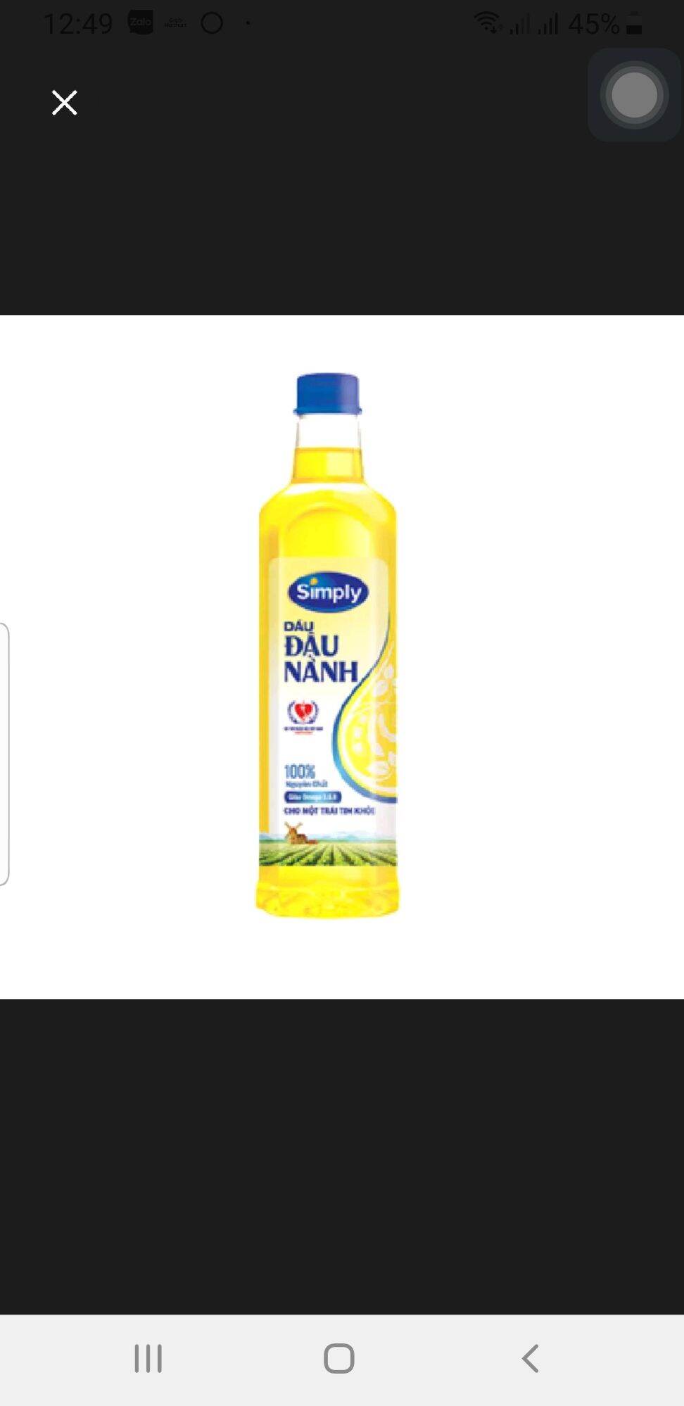 Dầu Simply 1 lít
