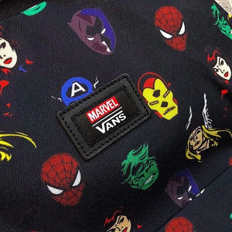 BALO VANS MARVEL BLACK ( Hình thật-chuẩn hãng)