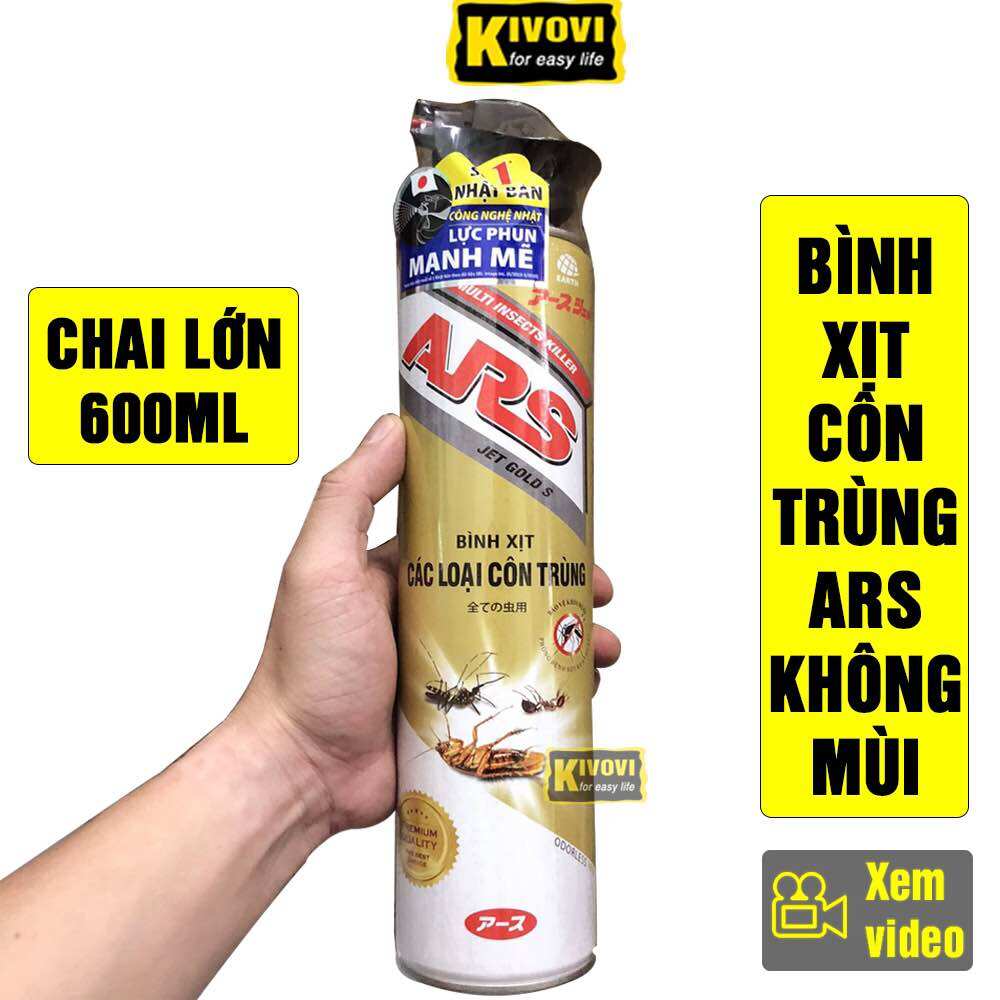 Bình xịt muỗi các loại côn trùng ARS 600ml