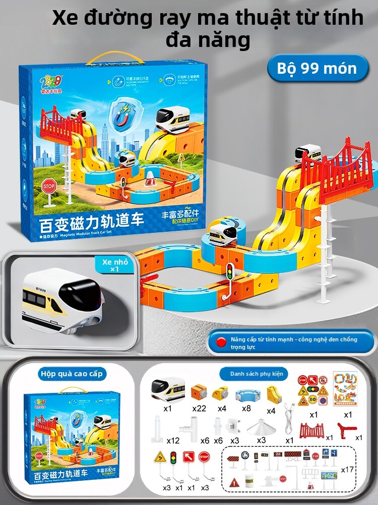 YIXIN | Đồ Chơi Xe Tàu Điện Thông Minh Giáo Dục