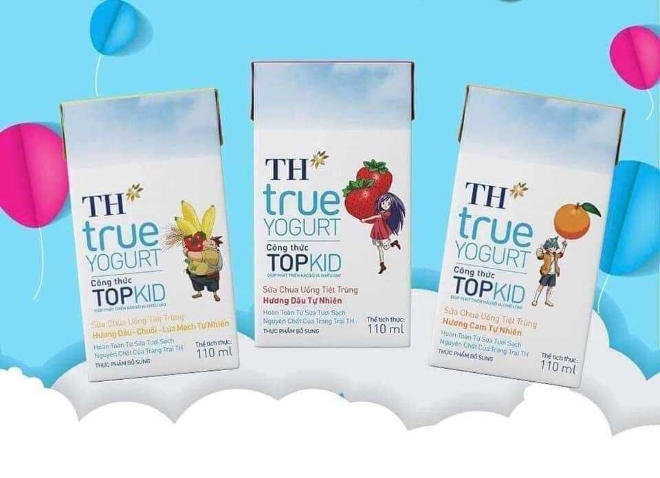 Sữa chua uống TH true 110ml /48 hộp( 3 vị)